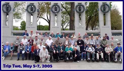 WWII Memorial Trip, Trip Two, May 5-7, 2005