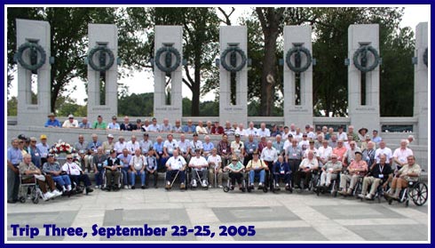 WWII Memorial Trip, Trip Three, September 23-25, 2005
