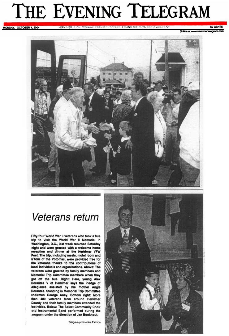 Veterans return