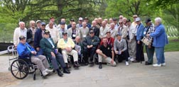 Herkimer County Veterans with Sergeant Philip Fahrenholz, a member of the color guard for the Tomb of the unknown Soldier at Arlington National Cemetery. (submitted photo)